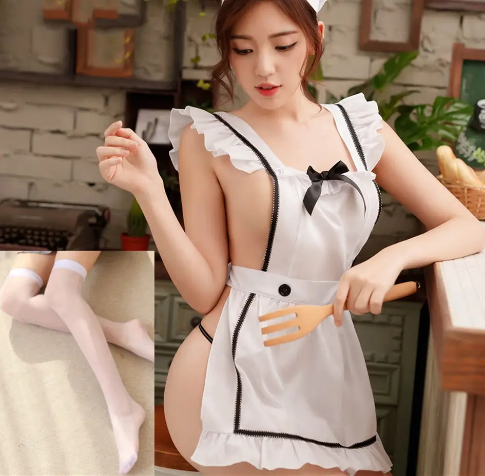 Apron Maid Sexy Costume - Image 6