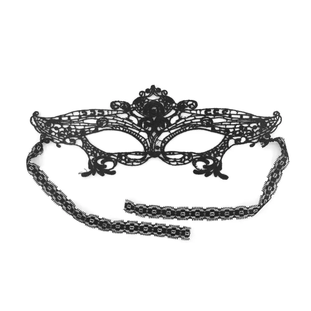 Black Lace Mask - Image 4
