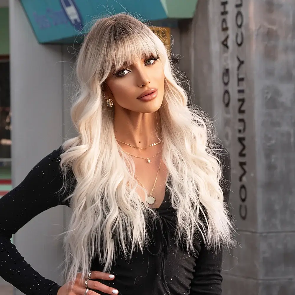 Blonde Platinum Hair Wig - Image 3