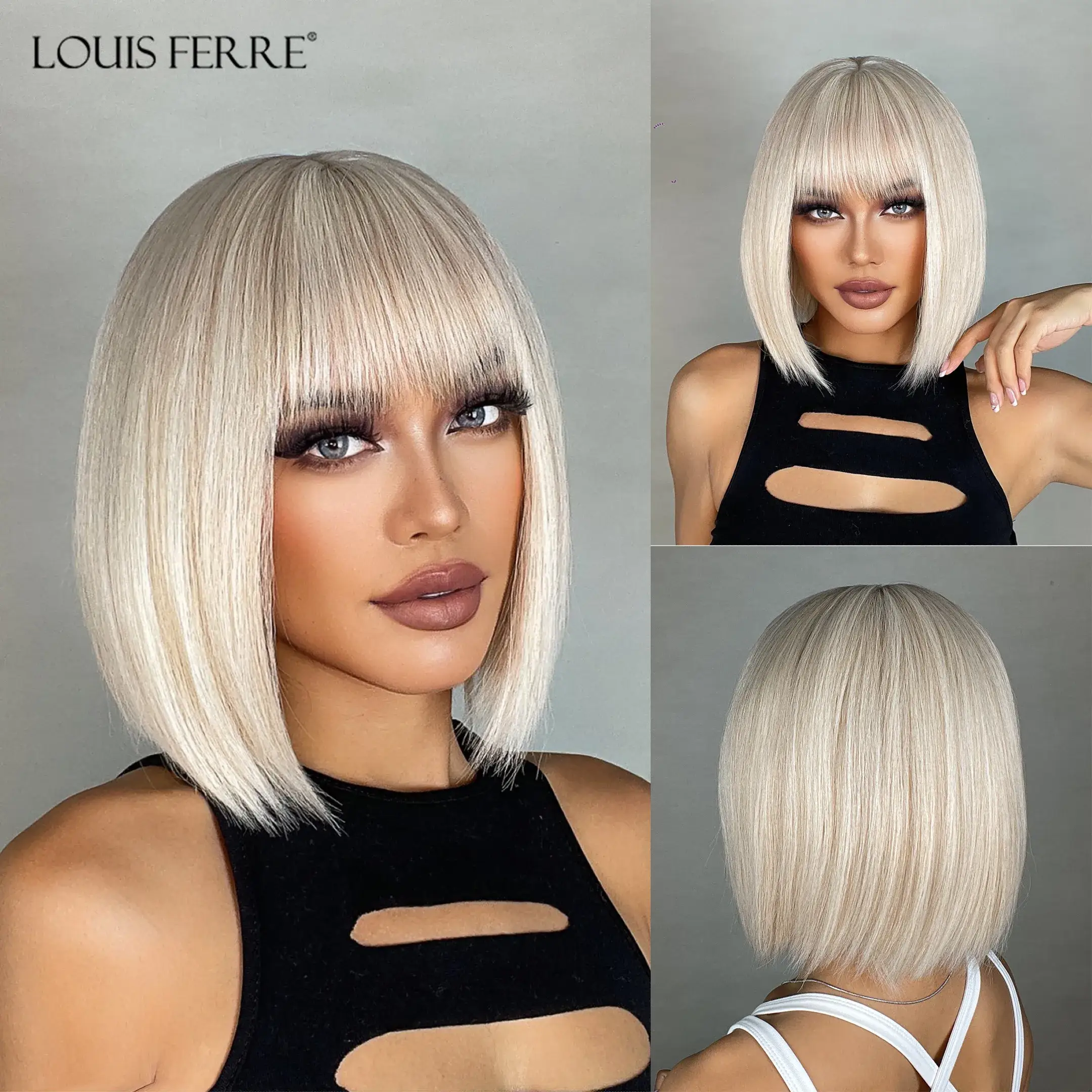 Blue Colored Wig - Image 4