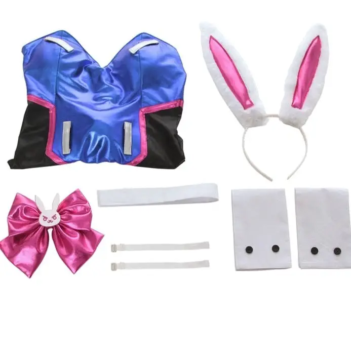 Blue Playboy Bunny Costume - Image 5
