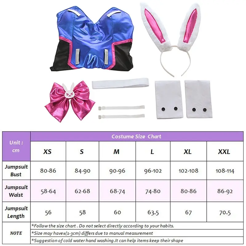 Blue Playboy Bunny Costume - Image 6