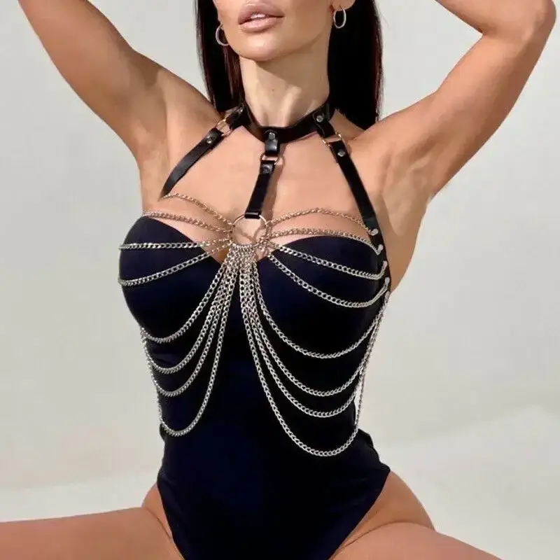 Bondage Harness with Chain - Image 5