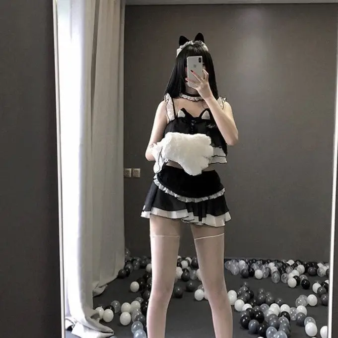 Cute Black Cat Costume - Image 3