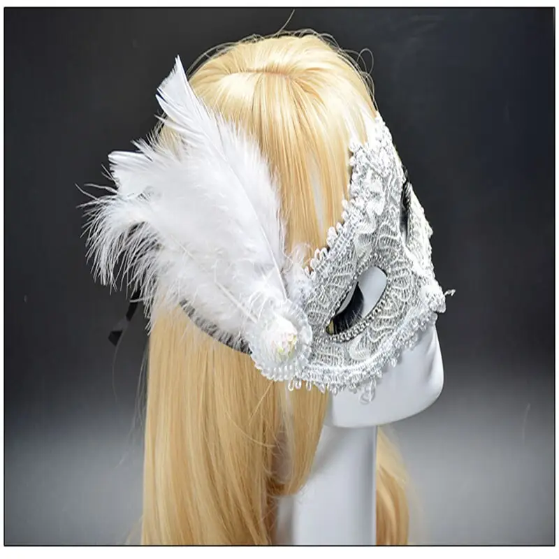 Feathered Masquerade Mask - Image 6