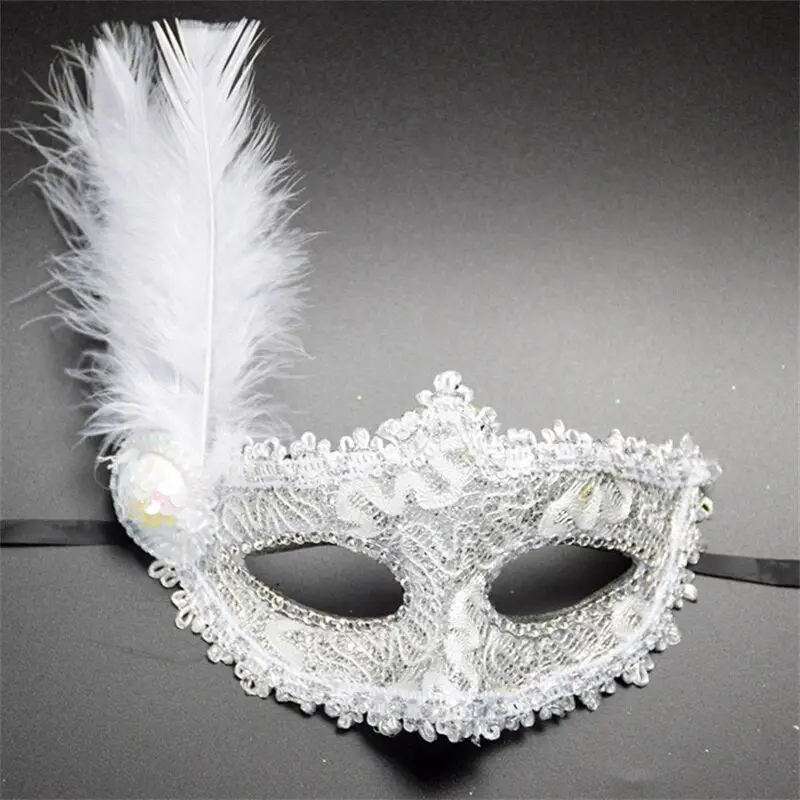 Feathered Masquerade Mask - Image 7
