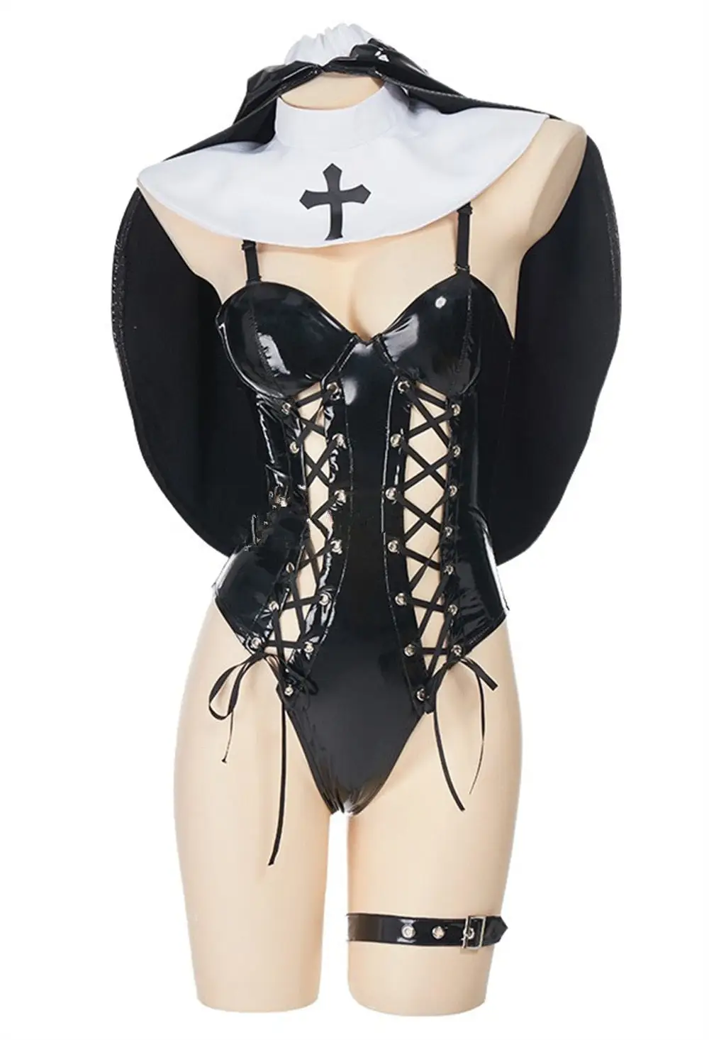 Gothic Nun Costume - Image 2