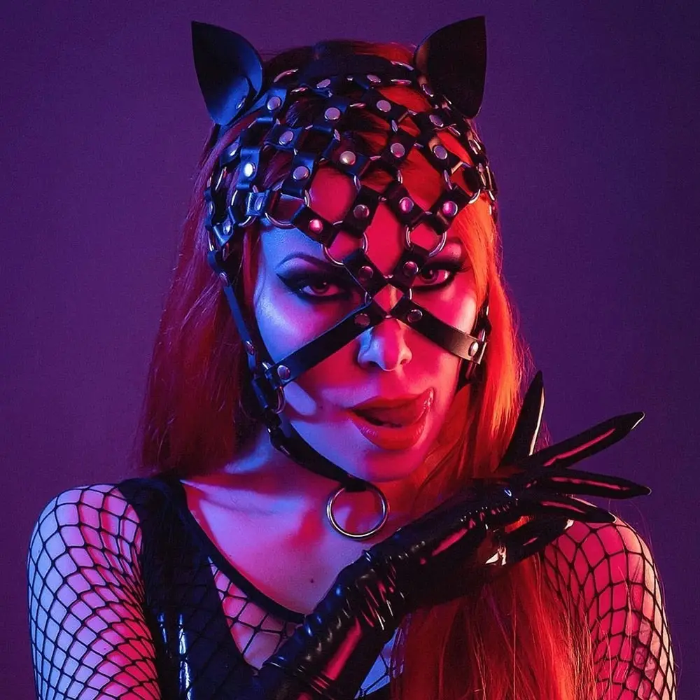 Leather BDSM Mask - Image 2