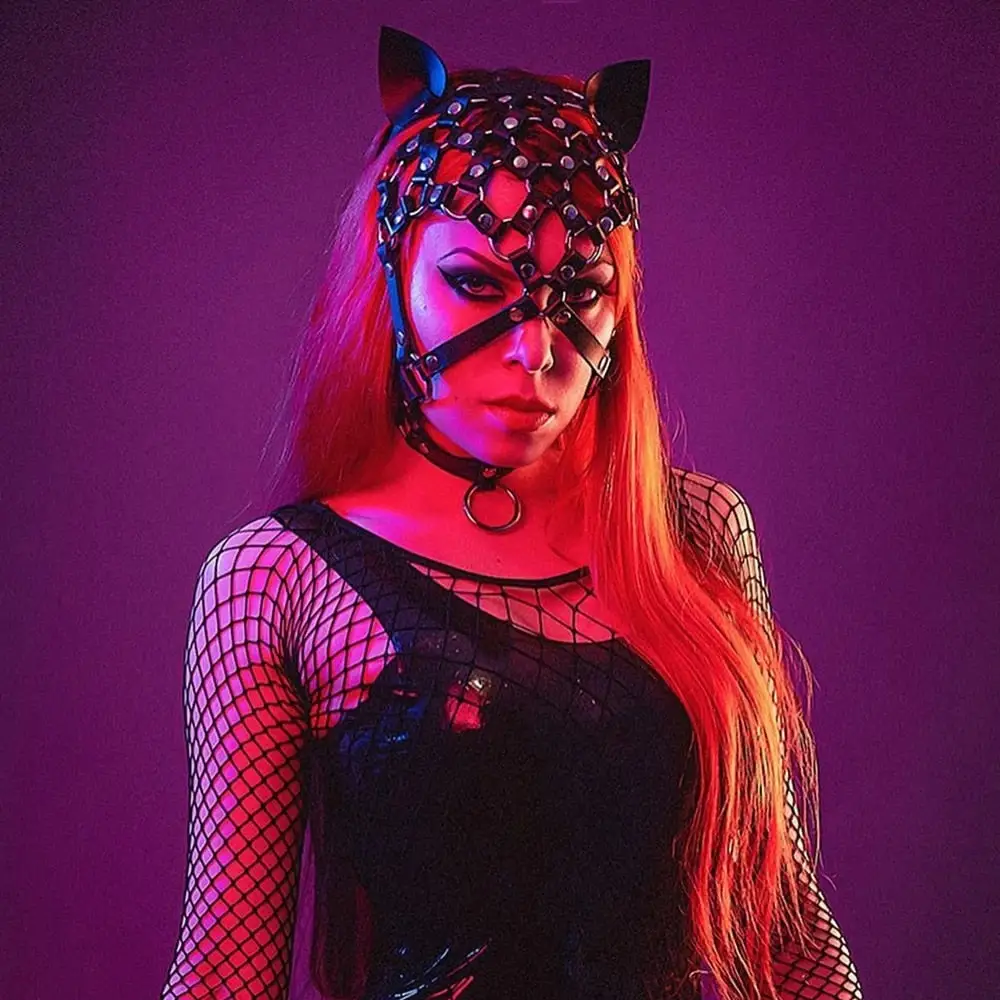 Leather BDSM Mask - Image 7