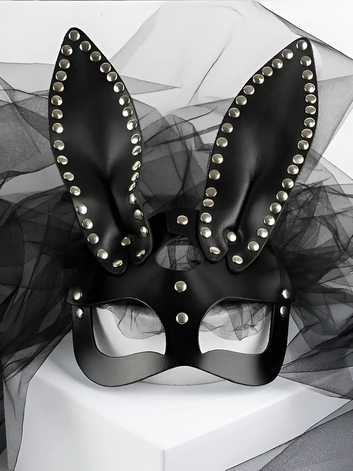 Leather Bunny Mask - Image 2