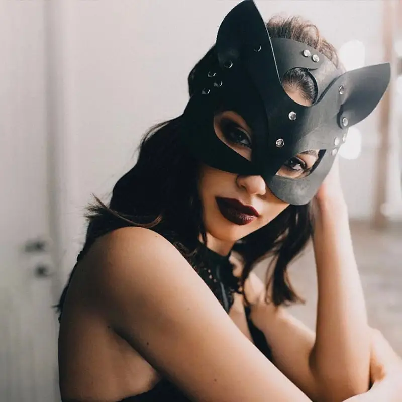 Leather Cat Mask - Image 3