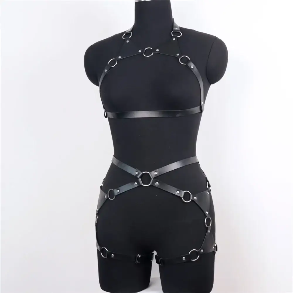 Leather Full Body Harness - Image 5
