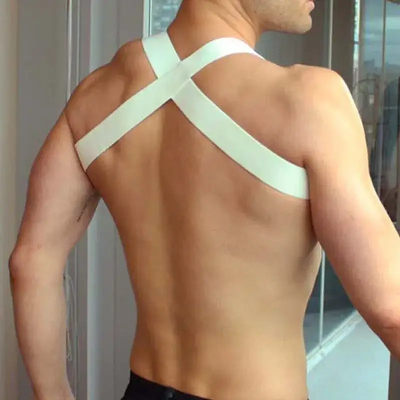 Leather Harness Men with Chain - Image 5