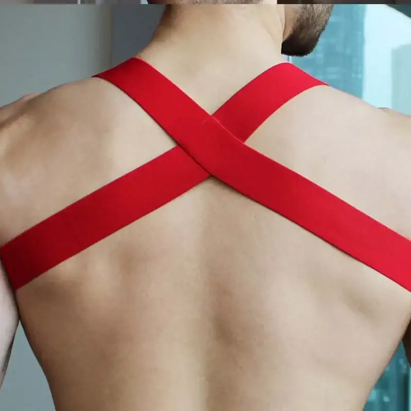 Leather Harness Men with Chain - Image 6