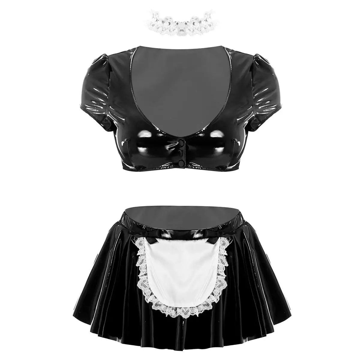 Leather Maid Outfit - Image 3