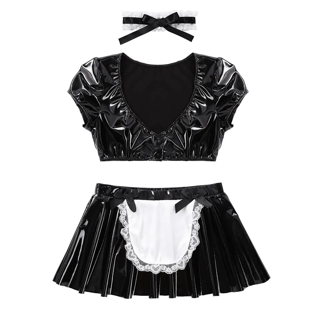 Leather Maid Outfit - Image 4