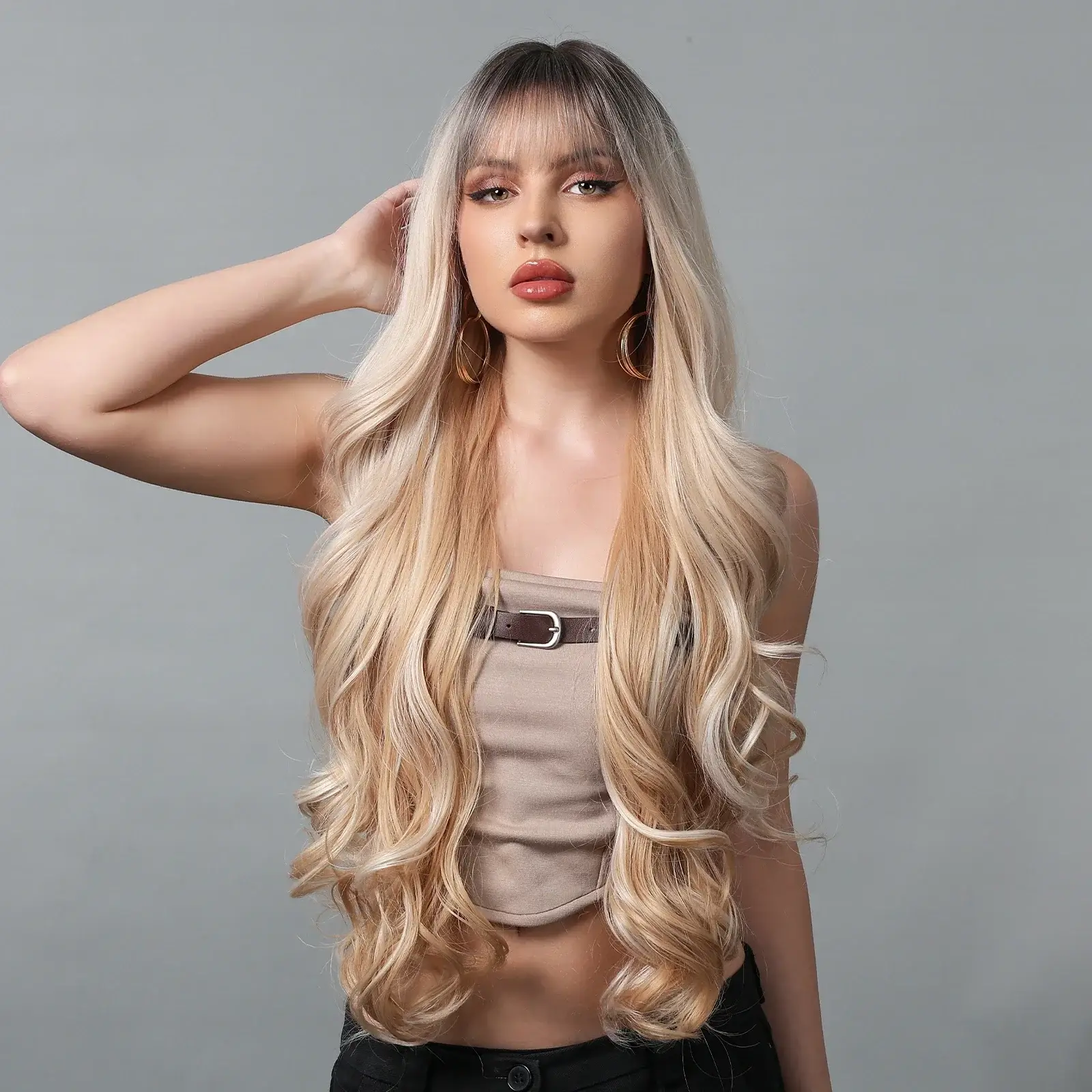 Long Blonde Wig - Image 5