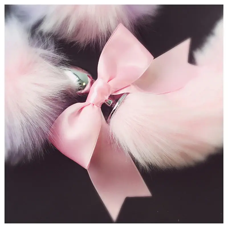 Multicolor Fox Tail Buttplug - Image 10