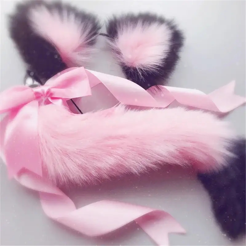 Multicolor Fox Tail Buttplug - Image 14