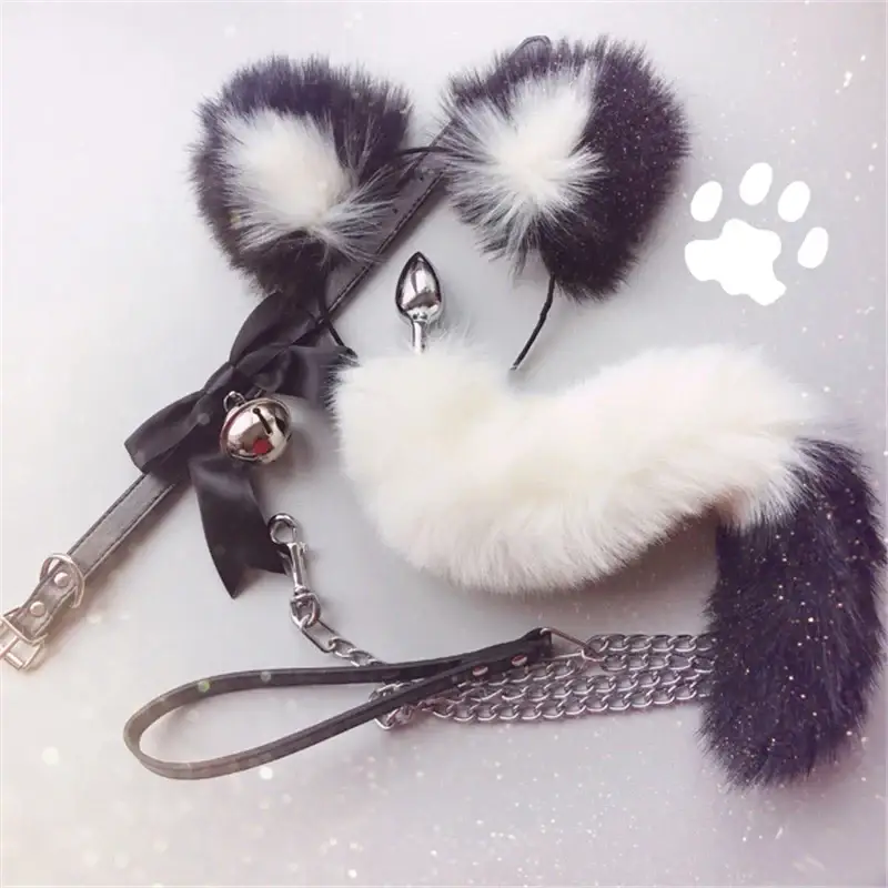 Multicolor Fox Tail Buttplug - Image 15