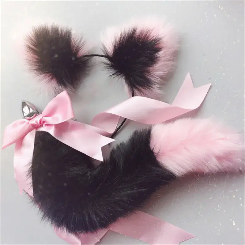 Multicolor Fox Tail Buttplug - Image 4