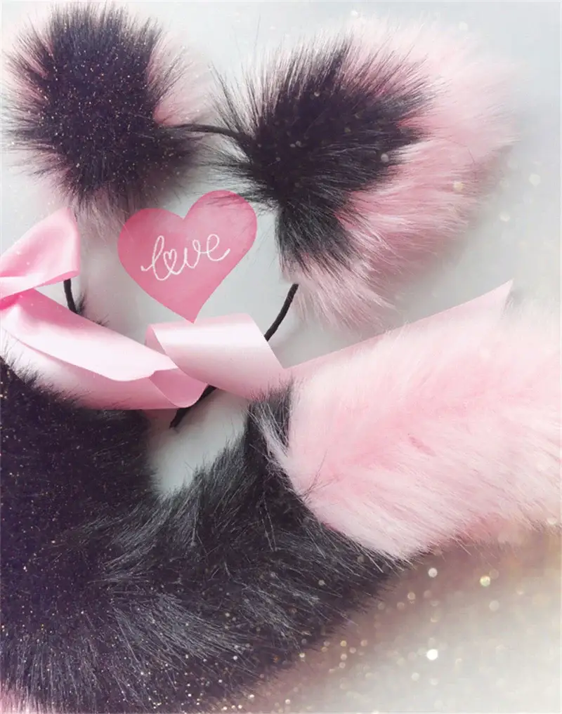 Multicolor Fox Tail Buttplug - Image 8