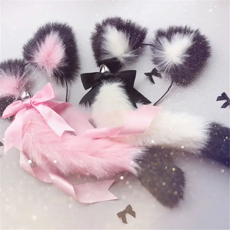 Multicolor Fox Tail Buttplug - Image 9