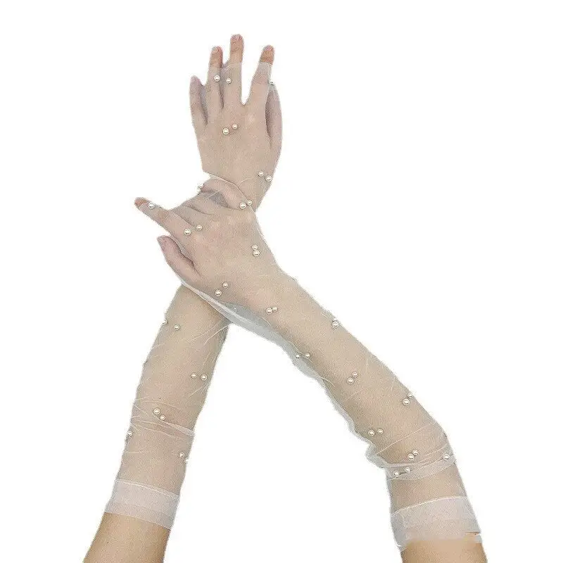 Pearl White Gloves - Image 13