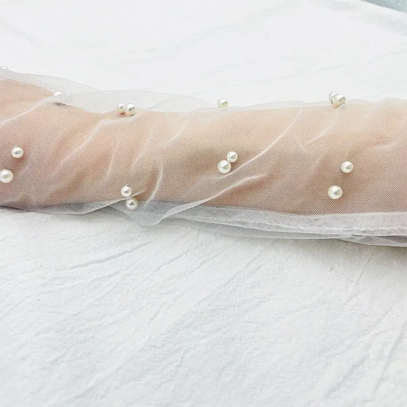 Pearl White Gloves - Image 3