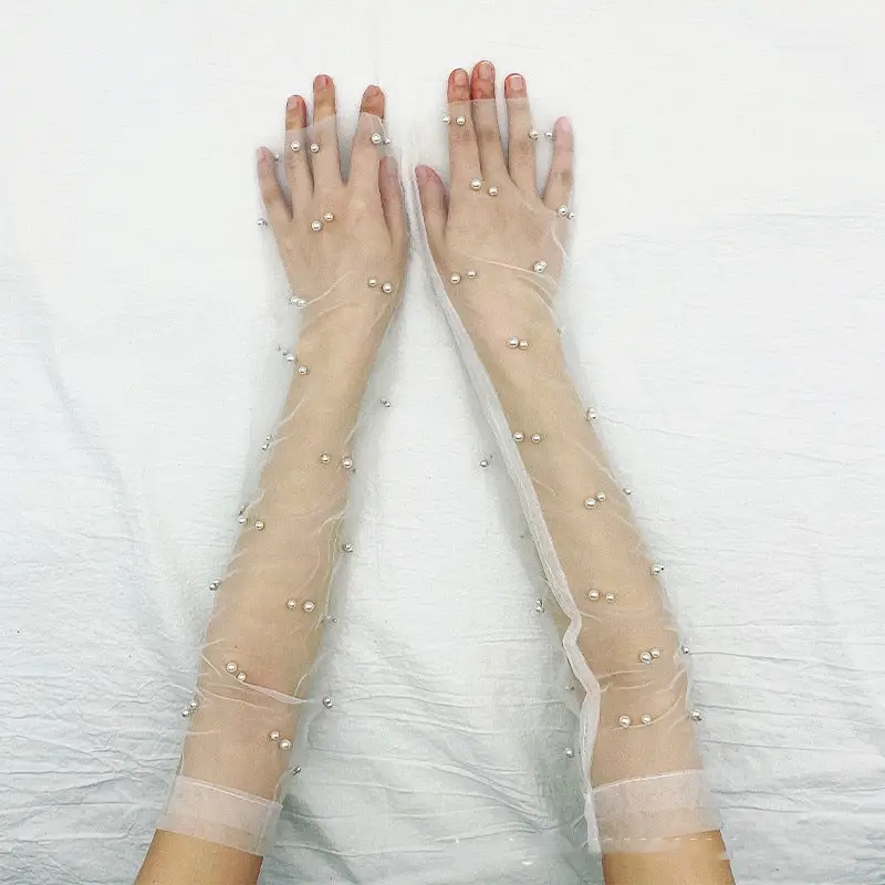 Pearl White Gloves - Image 8