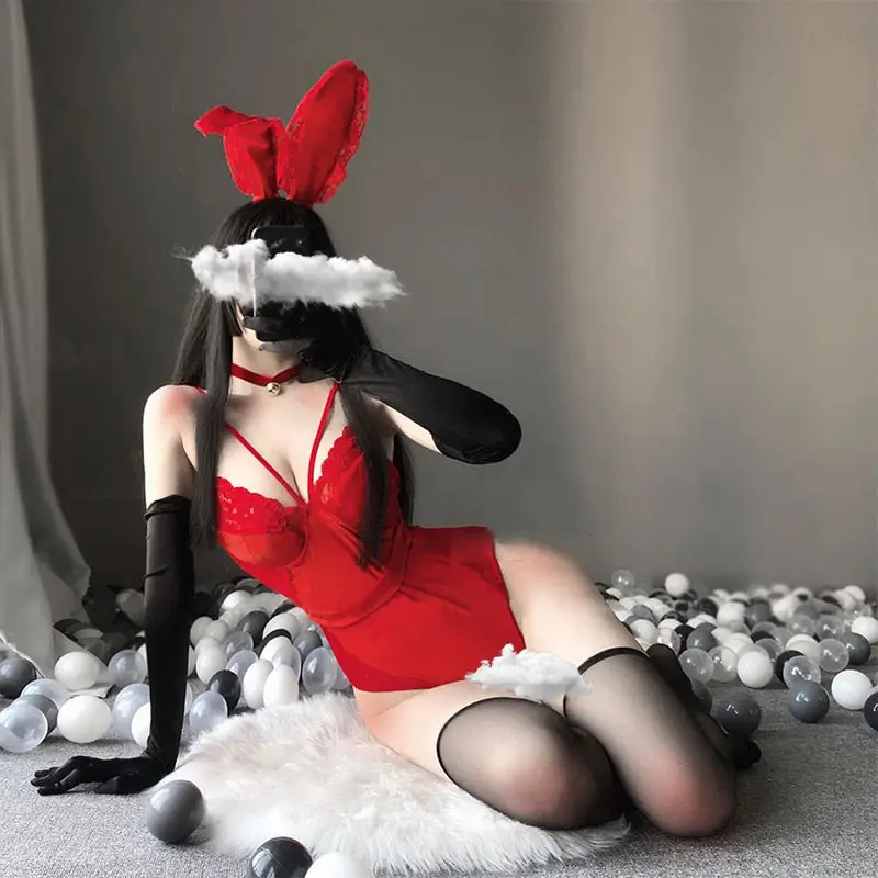 Playboy Bunny Costume Red