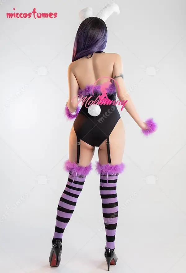 Purple Playboy Bunny Costume - Image 5