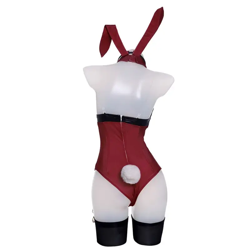 Red Girl Bunny Outfit - Image 3