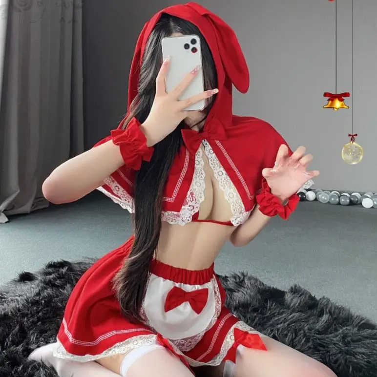 Red Riding Bunny Costume - Image 4