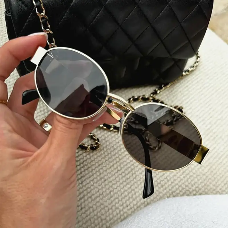 Retro Oval Sunglasses - Image 2