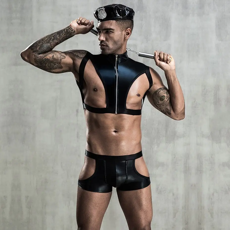Sexy Cop Male Costume - Image 6