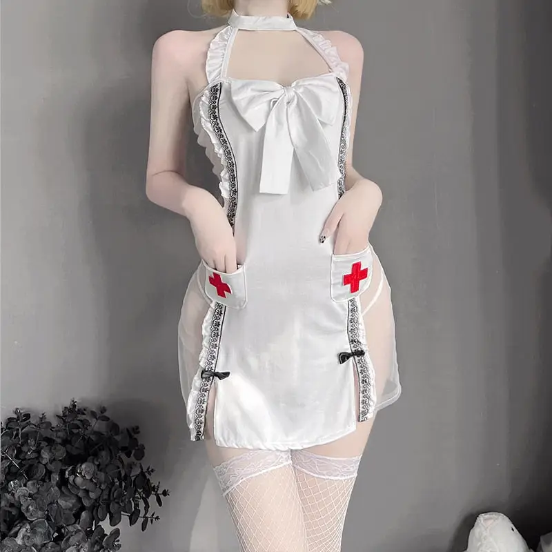 Sexy Dress Nurse Costume - Image 3
