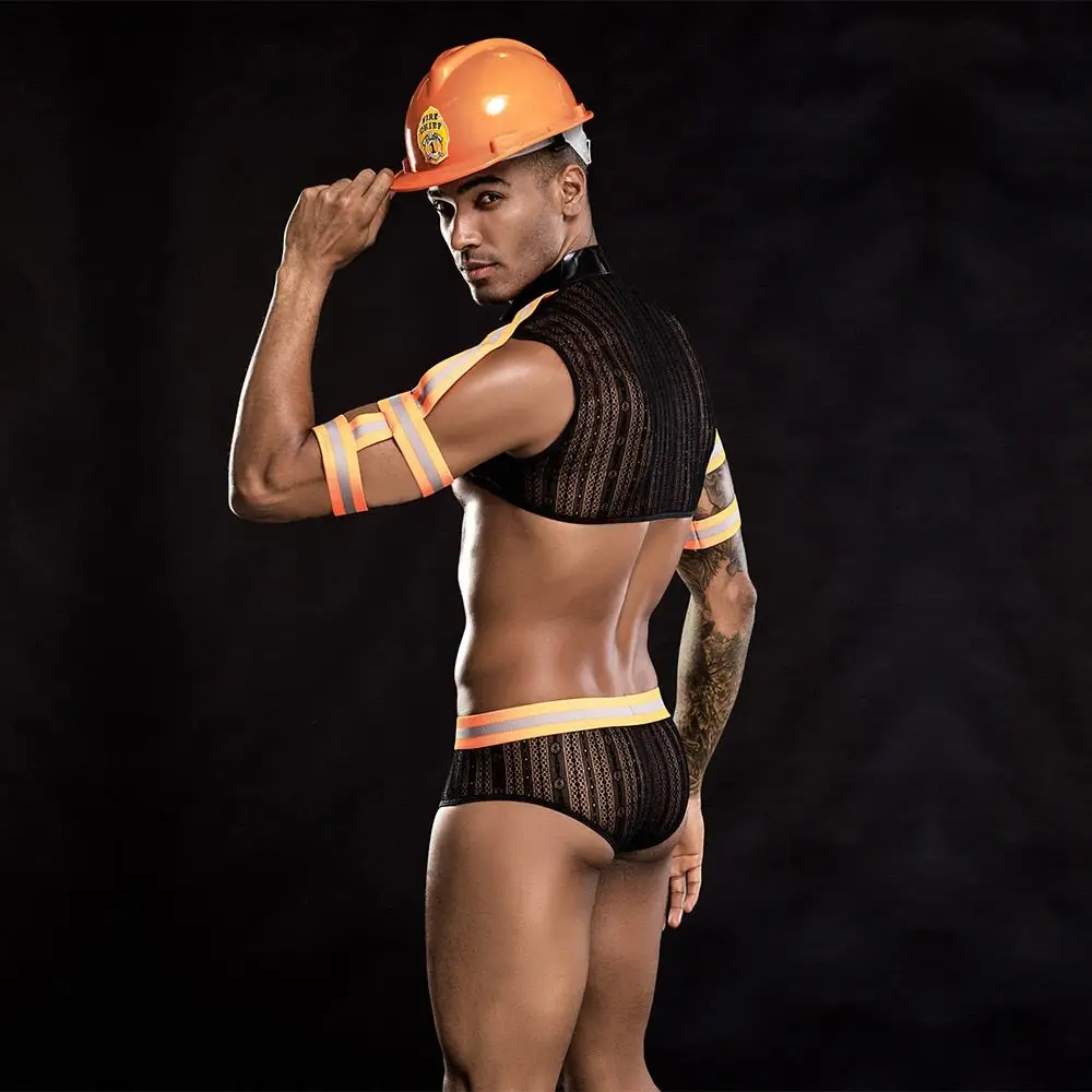 Sexy Firefighter Costume Men - Image 4
