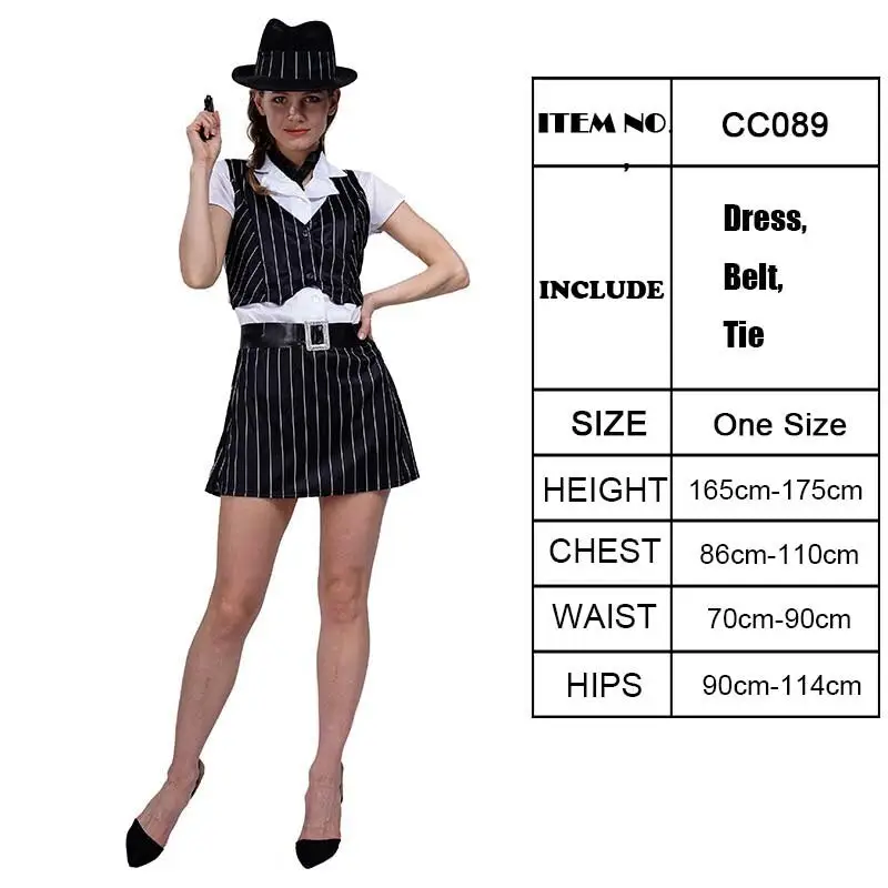 Sexy Gangster Costume - Image 4