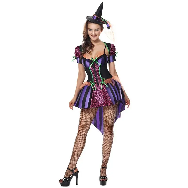 Sexy Goth Witch Costume - Image 2