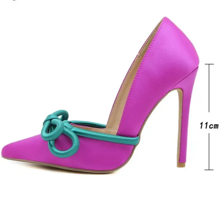 Sexy Hot Purple Shoes - Image 4