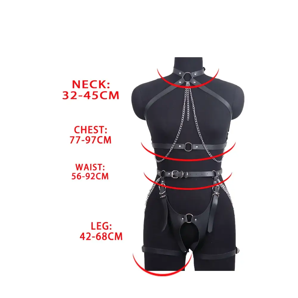 Sexy Leather Harness For Women - Image 8