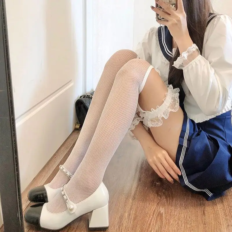 Sexy Mesh Stockings - Image 5