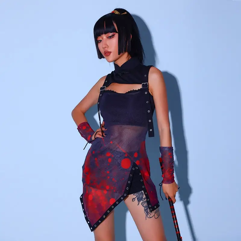 Sexy Ninja Halloween Costume - Image 5