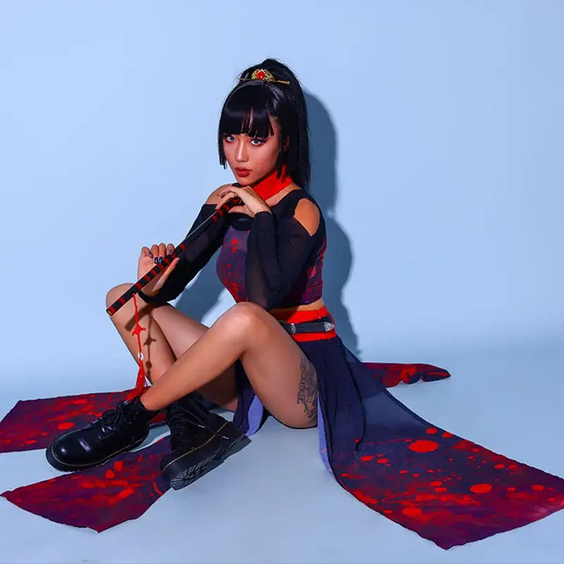 Sexy Ninja Halloween Costume - Image 8