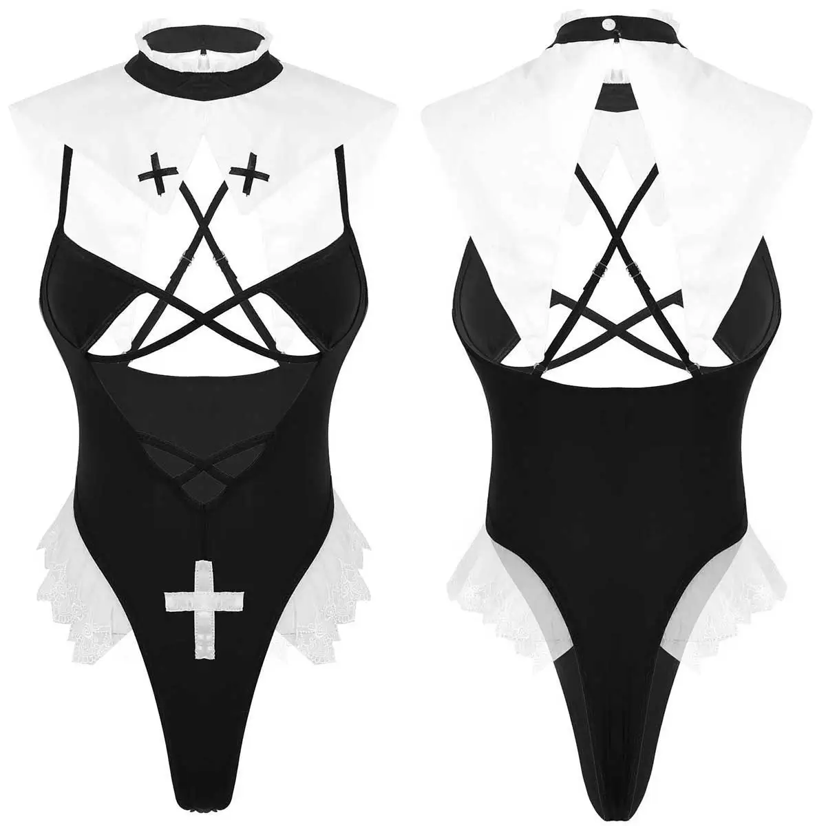 Sexy Nun Costume - Image 4