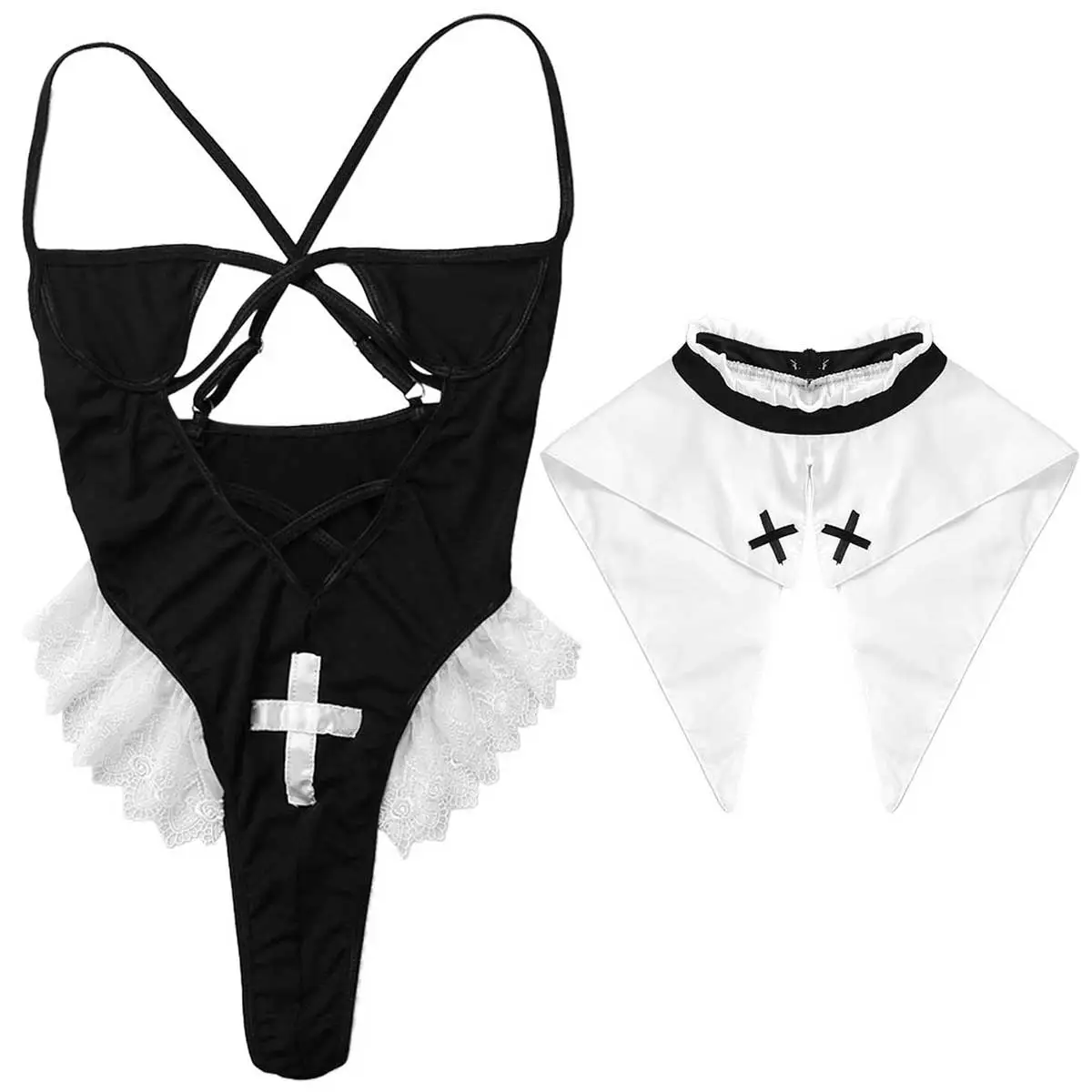 Sexy Nun Costume - Image 5