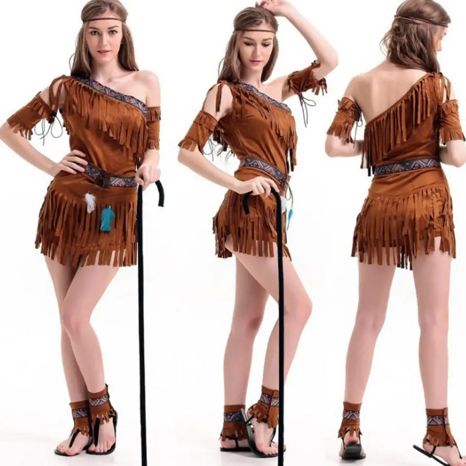 Sexy Pocahontas Costume - Image 3