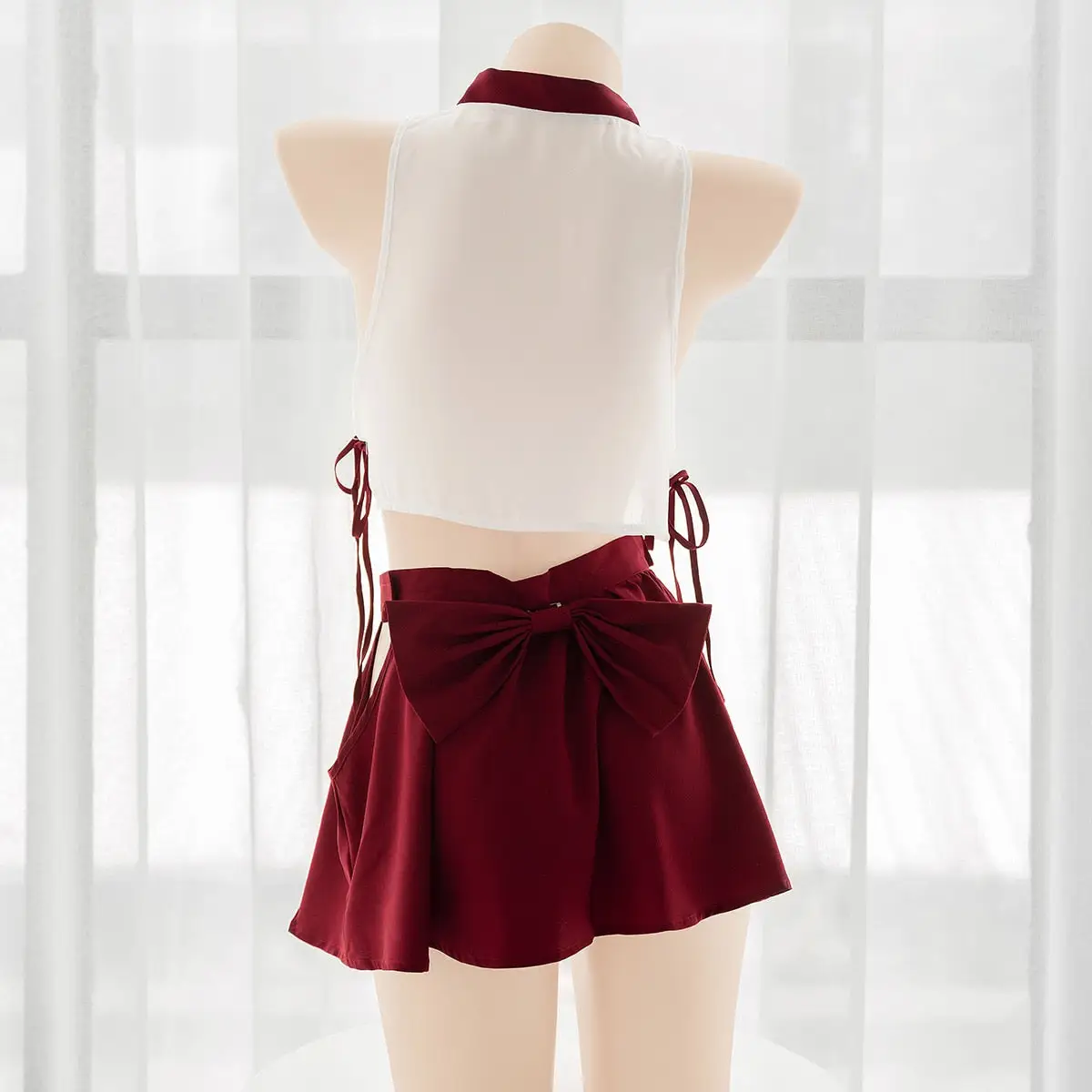 Sexy Red Ninja Costume - Image 14
