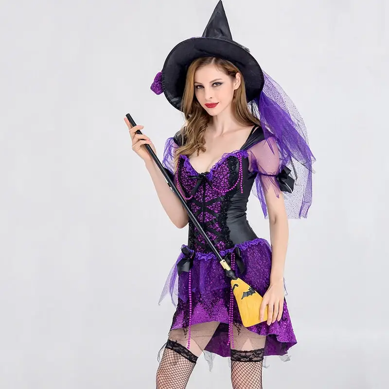 Sexy Witch Halloween Costume - Image 2